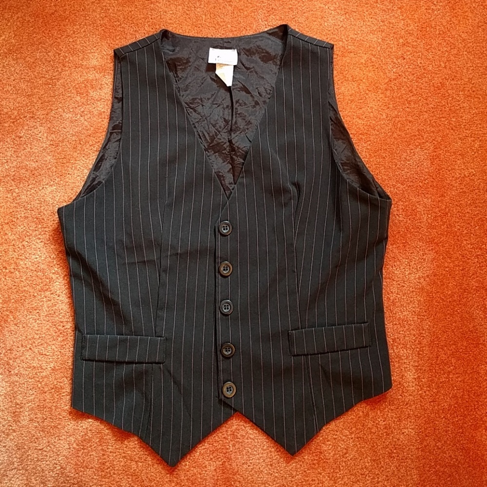 Pinstripe Vest